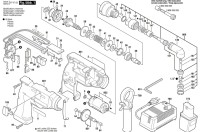 Bosch 0 602 490 612 IASR 9,6-12V Cordless Screw Driver Spare Parts